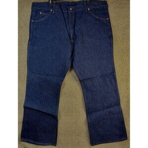 VINTAGE USA Made Roebuck Mens Jeans 44x30 Blue Boot Cut Denim 50124 443 NEW Spot
